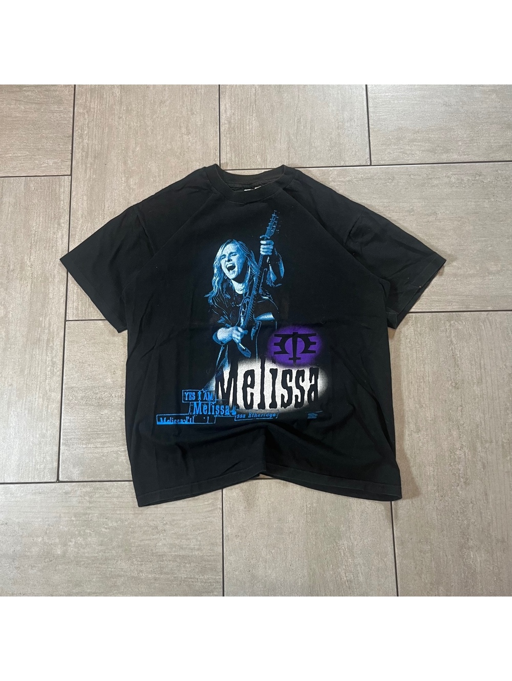 Vintage Hanes Melissa Graphic Band Tee Shirt Large